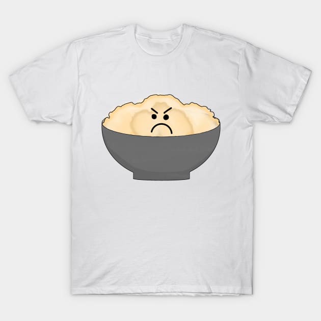 Angry Oatmeal T-Shirt by CipherArt